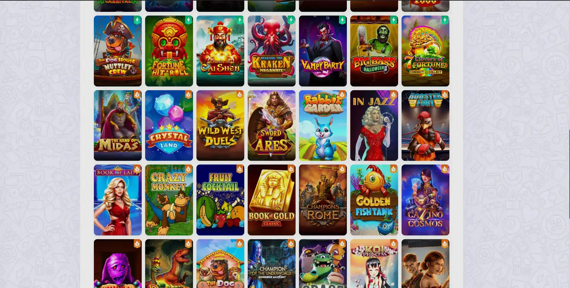 Турнирная таблица и призы в Betandreas